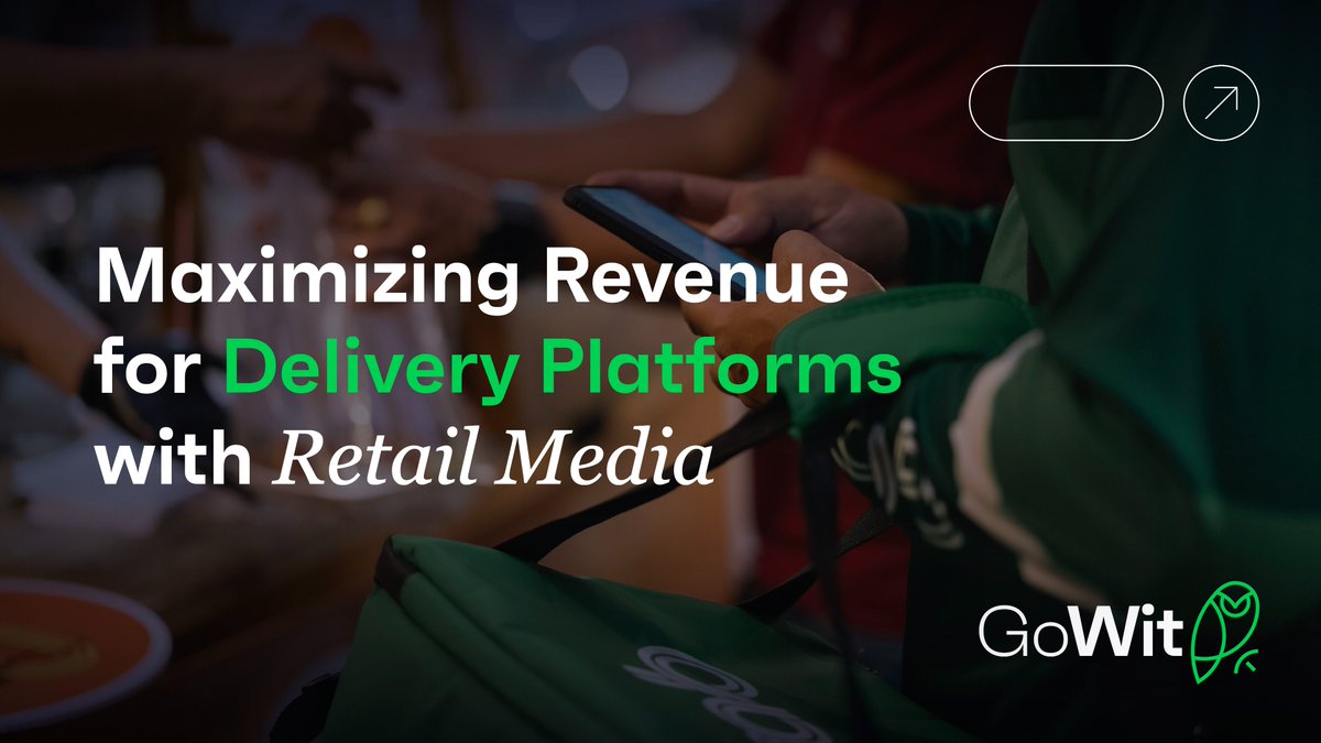 gowit's tweet image. 🔓 What’s the key to maximizing #monetization for #DeliveryApps?

#RetailMedia is proving to be a powerful driver of incremental #sales lift for both #delivery platforms and their #brand partners.

Don&apos;t miss our latest #blog for exclusive insights! 👀👇

gowit.com/maximizing-rev…