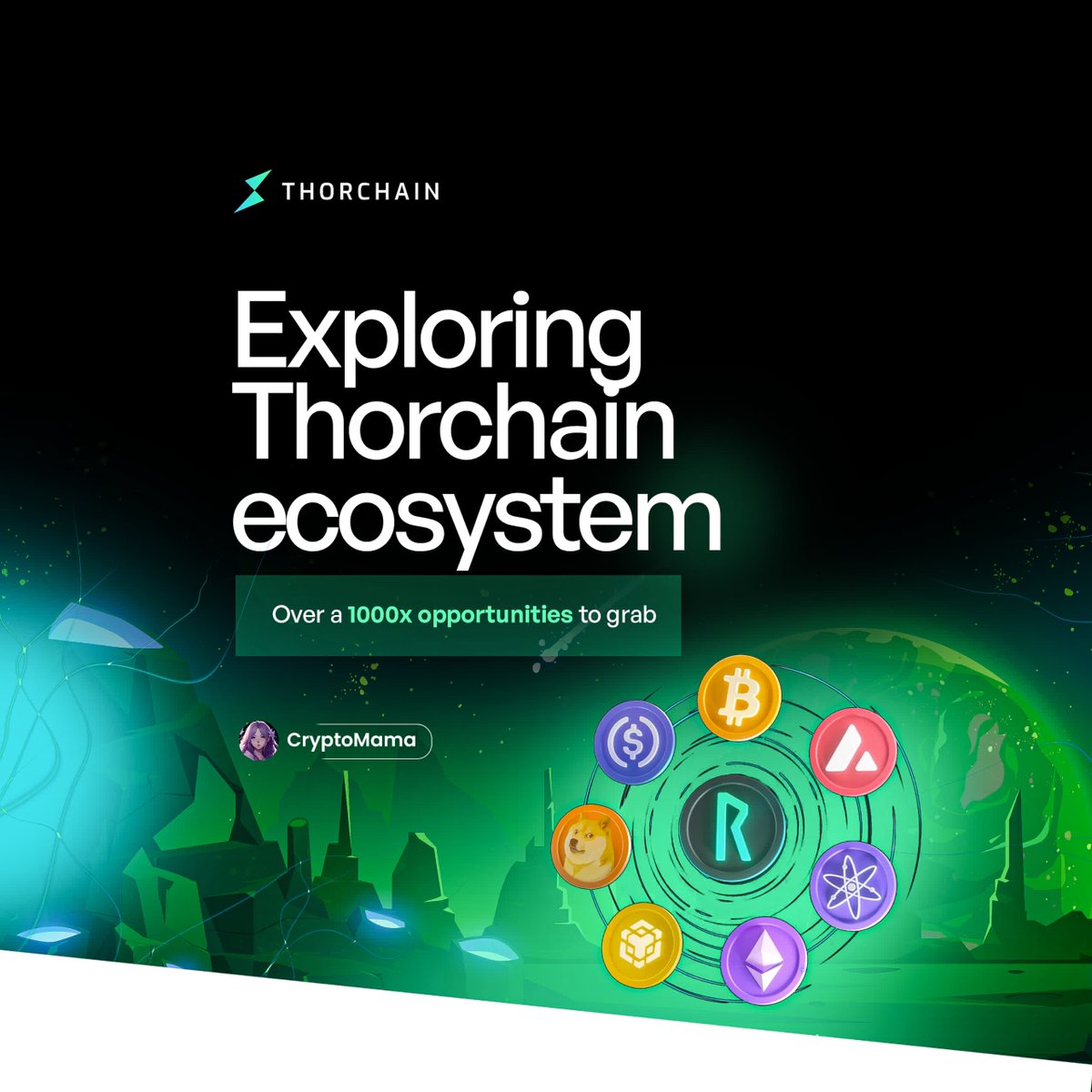 THORChain, at the current market cap, is criminally undervalued.

The chain has surpassed the $100B swap volume milestone and is just getting started.

It's revolutionizing interoperability and simplifying crypto interactions, yet not many are talking about it!

Join me as we