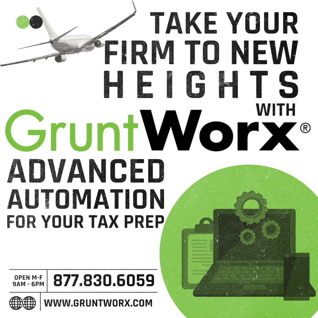 As you review your 2024 Tax Season, where are your biggest pain points? GruntWorx has solutions for document disorganization, staffing issues, and more. Give us a call today and let us help you prepare for a smoother, more efficient TY24!
#taxautomation #cpa
