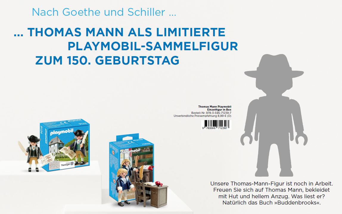 RBraunmueller's tweet photo. Vergiss historisch-kritische Ausgaben! Vergiss Tagungen und Ehrungen! Erst mit einer limitierten Playmobil-Figur biste wirklich ein Klassiker! https://t.co/cuiByI9sdy