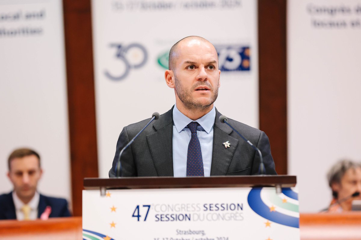 COECongress's tweet image. Fabrizio Rossi: "How can Europe prevent its democratic architecture against the rise of imperialist ideologies while providing services to aging population? 
Supporting Ukraine: building a better Europe begins with addressing hegemonic powers in our neighborhoods"
#47thSession