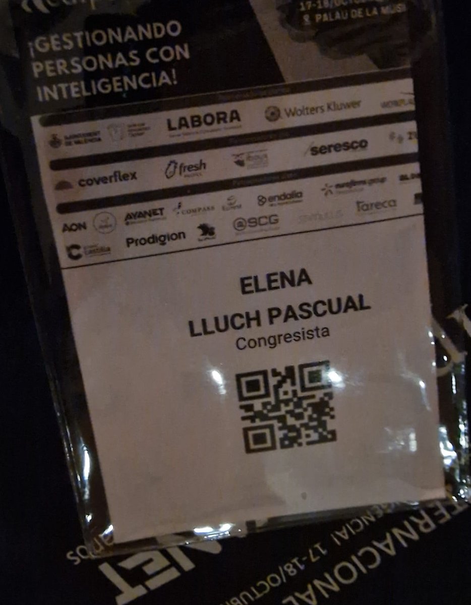 😲👩‍🏫Hoy hemos aprendido mucho sobre #InteligenciaArtificial (IA) y gestión de personas gracias a <a href="/MamenBlancop/">Mamen Blanco</a>  en el marco del 57ª Congreso Internacional de <a href="/Aedipe/">AEDIPE</a>  "Gestionando personas con inteligencia"
👏Un año más, ¡Enhorabuena AEDIPE por la organización!
<a href="/elenalluchp/">Elena Lluch Pascual</a>
