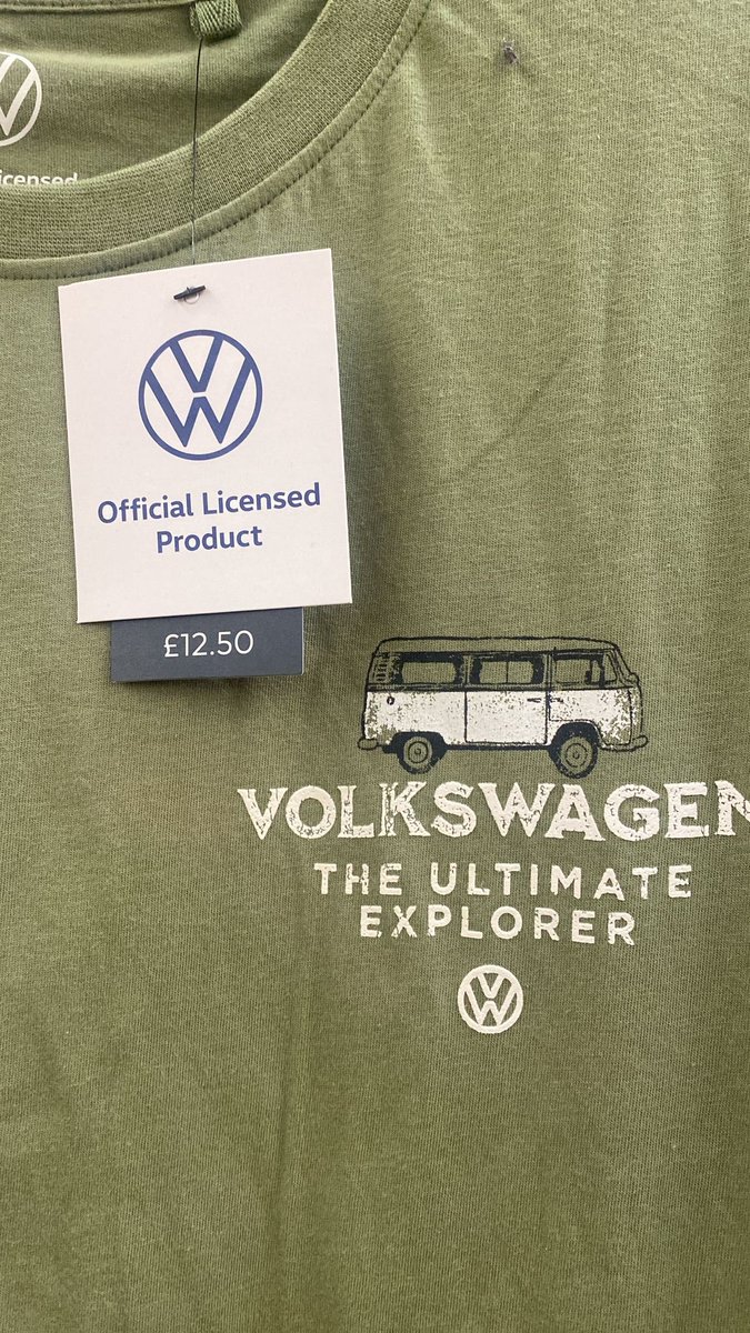 TomBarnardWords's tweet photo. Given that the new Ford Explorer is based on a VW, I wonder if someone in the licensing department is being a bit cheeky with this? Spotted in Sainsbury’s. https://t.co/AST6BWPCWK