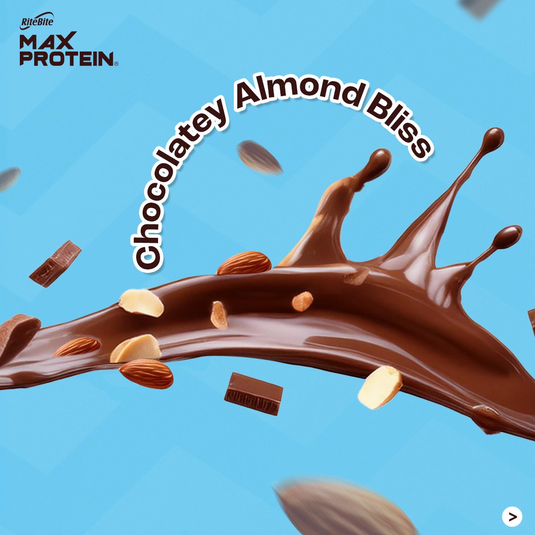 TheMaxProtein's tweet image. Experience the magic of almonds and chocolate in every bite of Max Protein Daily Choco Almond Bar! It helps lower cholesterol, is rich in antioxidants, supports blood sugar, and provides fiber for fullness-your daily boost for a healthier lifestyle.

#MaxProtein #ProteinSnack