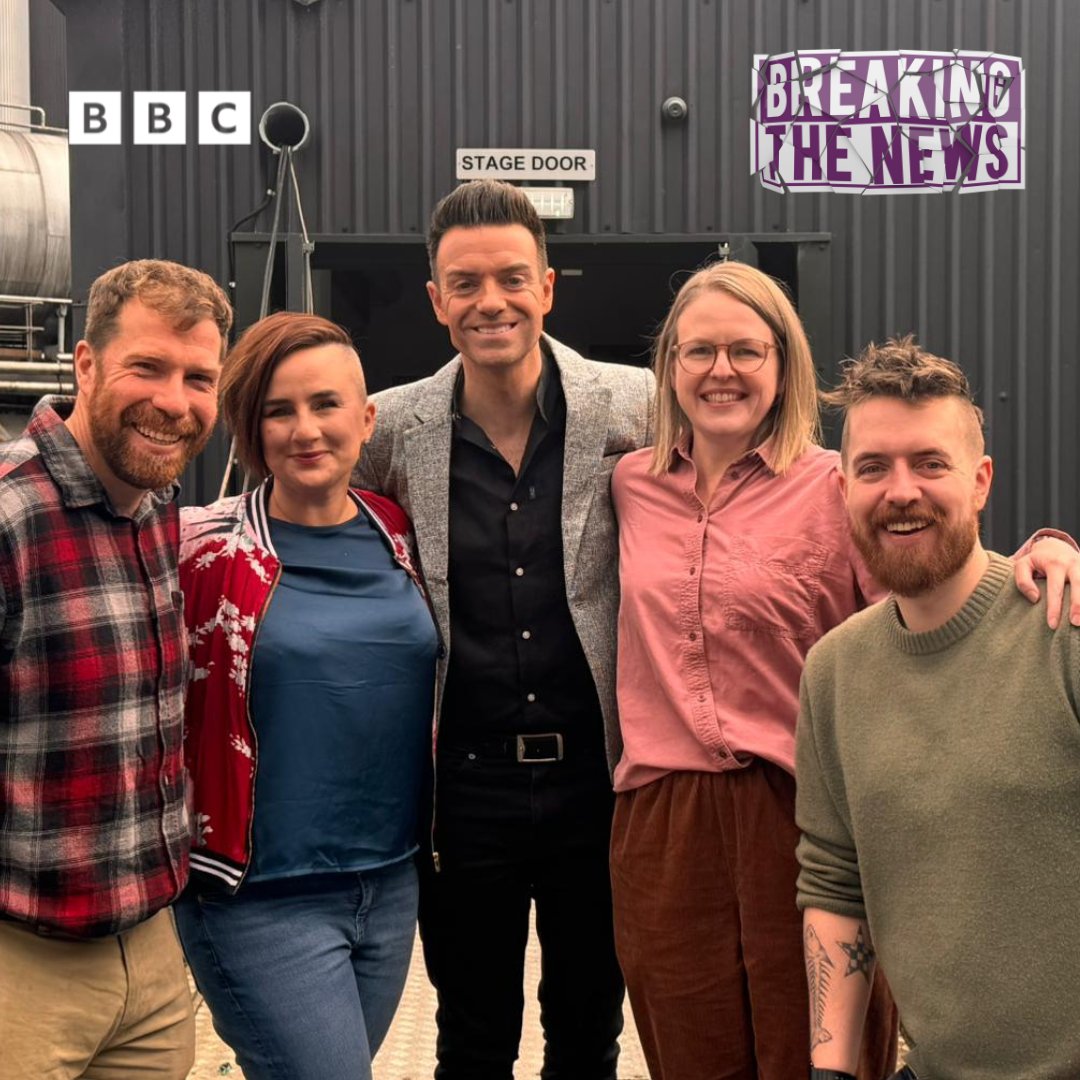 Get ready for another brilliant episode of #BreakingtheNews with <a href="/des_clarke/">Des Clarke</a> &amp; panel recorded with a live audience in Glasgow 🗞️
<a href="/standupfarmer/">Jim Smith</a> ⚡️
<a href="/lauralexx/">Laura Lexx - Touring NOW!</a> ⚡️
<a href="/emalcolmson/">Elaine Malcolmson 💙</a> ⚡️
<a href="/rossisacoolguy/">rosco mcclelland</a> ⚡️
Listen Friday <a href="/BBCRadioScot/">BBC Radio Scotland</a> 📻<a href="/BBCSounds/">BBC Sounds</a>🔊Subscribe now: bit.ly/4fa45vI