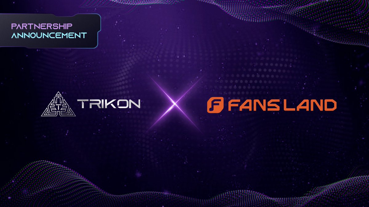 0xTrikon's tweet photo. Trikon 🤝 Fansland

We’re thrilled to partner with @fansland_io to bring you the future of entertainment! 🎤💫

Fansland is leading the way with AI-powered virtual idols and cutting-edge Web3 experiences. 🌐👾

Fansland’s integration with tokens and real-world events means more ways for our gamers to explore unique rewards!

#Trikon #Fansland #IDOLX #VirtualIdols #AIGeneration