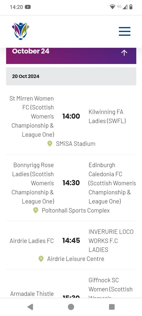 Scottish Football Results - Girls/Women tweet media