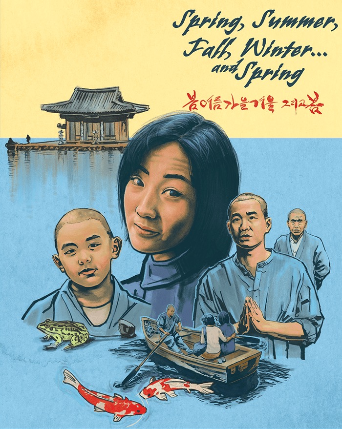 disc_connected's tweet photo. ***ANNOUNCEMENT***
Coming on February 5th on Blu-ray in Australia from @UmbrellaEnt: #SpringSUmmerFallWinterAndSpring (2003)!
No one is immune to the power of the seasons and their yearly cycle of birth, growth and decay. Not even the two monks who share a hermitage floating on a pond that is surrounded by mountains. As the seasons unfold, every aspect of their lives is infused with an intensity that leads both to greater spirituality – and tragedy. Under the watchful eyes of the Old Monk, a Young Monk experiences the loss of innocence when play turns to cruelty, the awakening of love when a woman enters their closed world, the murderous power of jealousy and obsession, the price of redemption, and the enlightenment of experience.
Only available from the Umbrella webstore, the Spring, Summer, Fall, Winter And Spring Collector's Edition includes:
A 48 page book with behind-the-scenes, experiences and art with essays by Grant Watson
Custom artwork by Colin Murdoch
8 artcards
A3 reversible poster
Limited Edition Numbered release
Extras:
NEW! Audio Commentary with Pierce Conran and James Marsh
NEW! Video Essay by critic and writer Nadine Whitney
Behind The Scenes featurette
Interviews with Cast and Crew at the 2003 Premiere
Trailer
https://t.co/Qvl211LL08
#BluRay #PhysicalMedia #BluRays #BoutiqueBluRay #CultMovies #DiscConnected #Umbrella #UmbrellaEntertainment #KimKiDuk