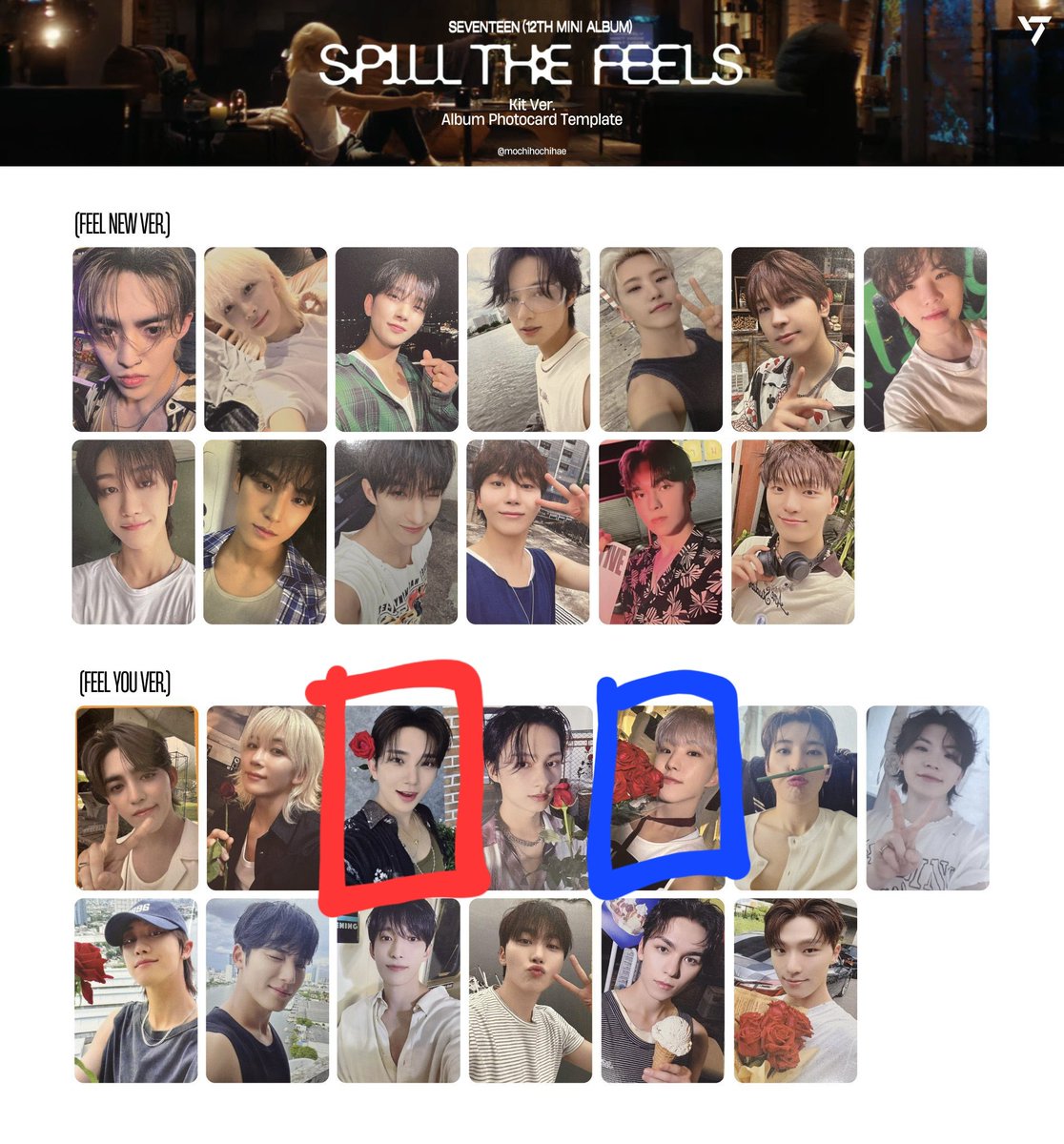 ssunyo_615's tweet photo. 세븐틴 SPILL THE FEELS 키트 포카 교환

빨간 - 있어요
파란 - 구해요 https://t.co/8zUXNbJNFk