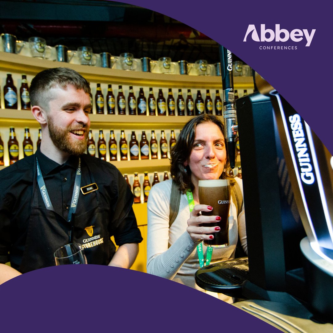 Abbey Conferences (@abbeyconference) on Twitter photo Dublin is home to half our team and countless awesome venues including @theCCD, <a href="/DubRoyalCC/">Dublin Royal Convention Centre</a> & social hotspots like @HomeOfGuinness & <a href="/EPICMuseumCHQ/">EPIC The Irish Emigration Museum</a>
From GAA experiences to pub music, we make Dublin conferences unforgettable, there's magic in every sip! #meetinireland Dublin is home to half our team and countless awesome venues including @theCCD, <a href="/DubRoyalCC/">Dublin Royal Convention Centre</a> & social hotspots like @HomeOfGuinness & <a href="/EPICMuseumCHQ/">EPIC The Irish Emigration Museum</a>
From GAA experiences to pub music, we make Dublin conferences unforgettable, there's magic in every sip! #meetinireland