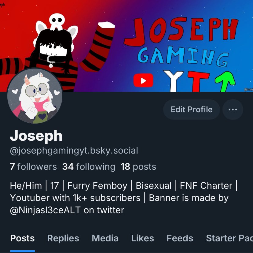 JosephDaFluff's tweet image. Here’s my bluesky. Follow me there instead cause elon fucking sucks