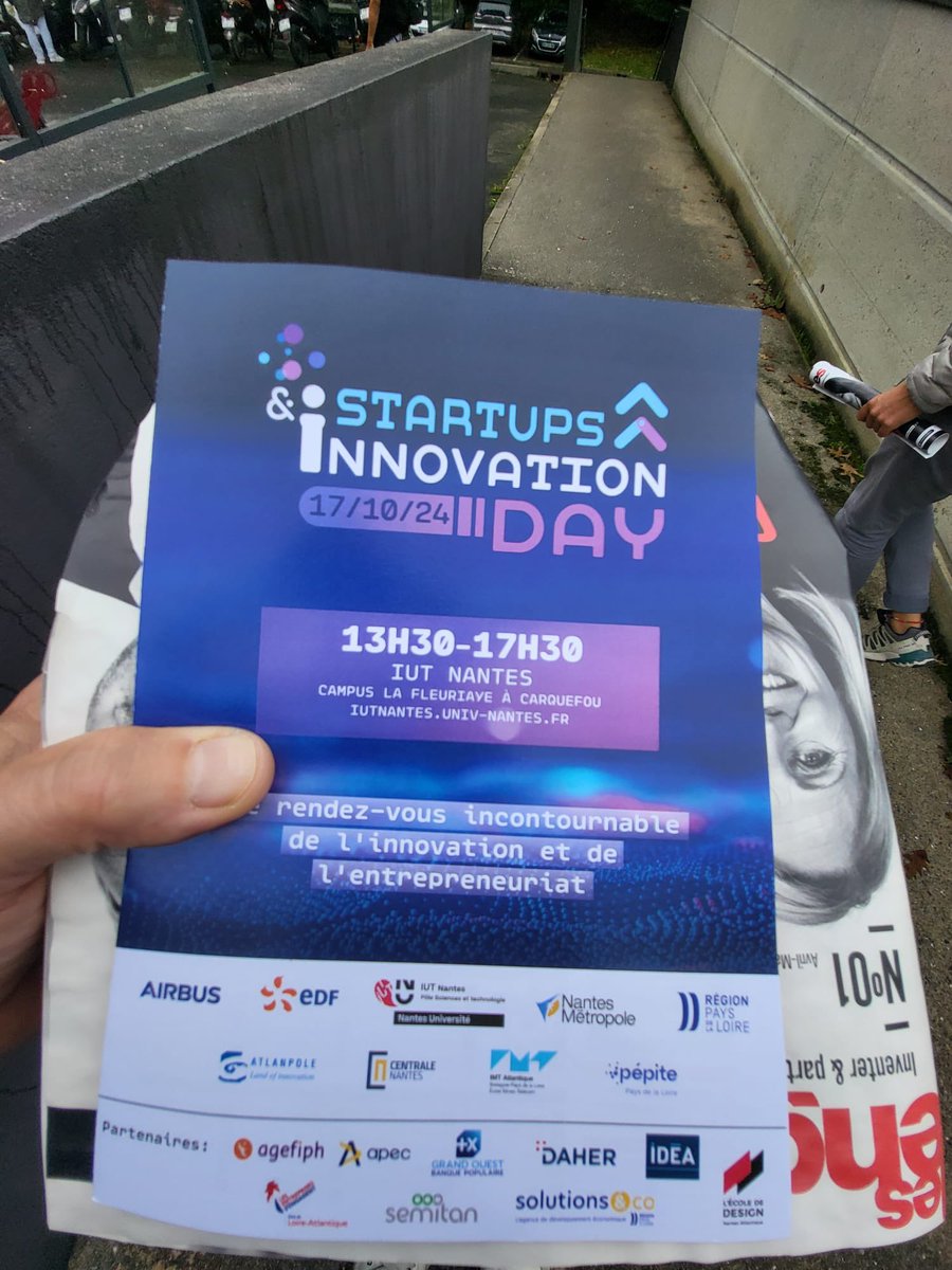 Armel Tripon Skipper (@armeltriponskip) on Twitter photo Invité de la 4ème édition « Startups & Innovation Day » : le rendez-vous innovation et entrepreneuriat sur le campus de <a href="/IUTNantes/">IUTNantes</a> , j’ai parlé du projet « Une Course pour Grandir » & <a href="/PDoudous/">Association Les P'tits Doudous</a> ✨
en présence Yves-Olivier Lenormand & <a href="/franckytrichet/">Francky TRICHET</a> 🙏🏼
#CarboneRePurpose Invité de la 4ème édition « Startups & Innovation Day » : le rendez-vous innovation et entrepreneuriat sur le campus de <a href="/IUTNantes/">IUTNantes</a> , j’ai parlé du projet « Une Course pour Grandir » & <a href="/PDoudous/">Association Les P'tits Doudous</a> ✨
en présence Yves-Olivier Lenormand & <a href="/franckytrichet/">Francky TRICHET</a> 🙏🏼
#CarboneRePurpose