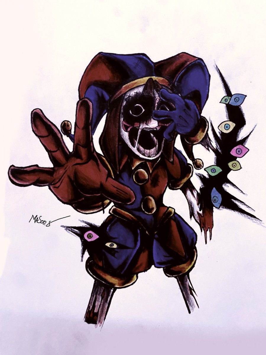 Because it’s October I thought I would make some spooky art of Pomni, mostly because of the new episode of TADC 🧡 #art #TADC #tadcfanart #TheAmazingDigitalCircus #fanart #theamazingdigitalcircusfanart #pomni #horror