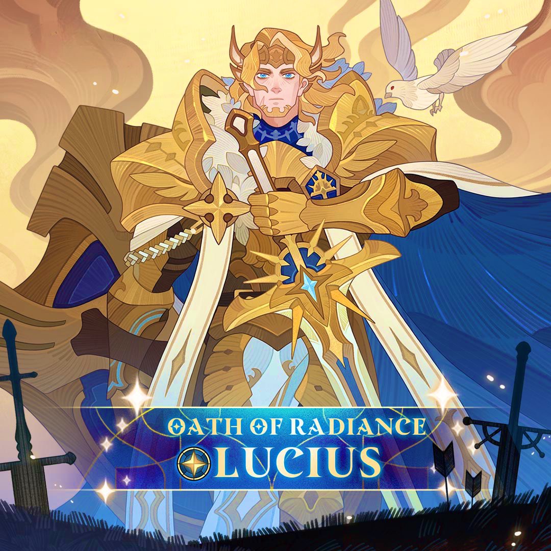 HeavenssLegacy's tweet photo. Lucius, the Oath of Radiance, is a noble protector who shines brightest on the battlefield. Wielding his radiant staff, he blesses allies with healing and shields, while his powerful light magic smites enemies from a distance. His ultimate ability calls down divine retribution, turning the tide of battle in favor of his team. Lucius is perfect for players who love to support their team while also holding a commanding presence with overwhelming divine power! 🌟⚔️ #Lucius #HeavensLegasy#Gameplay