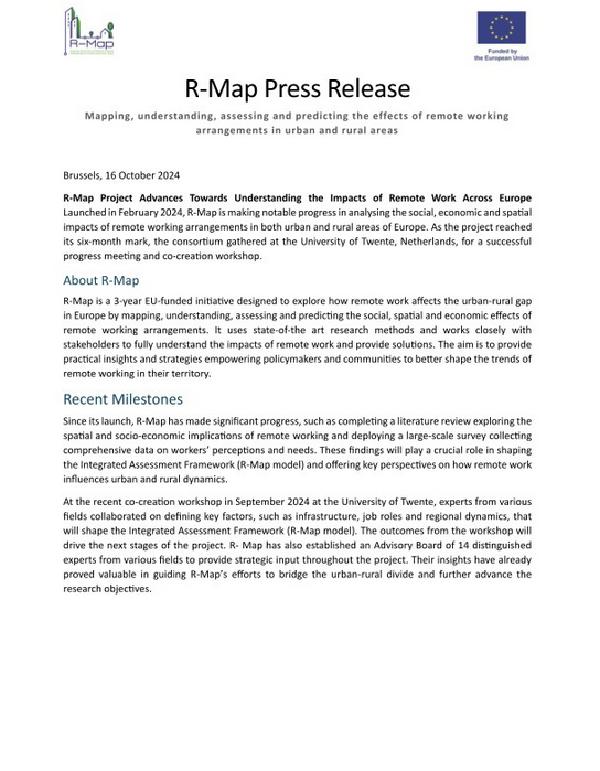 R-MAP Project EU tweet media
