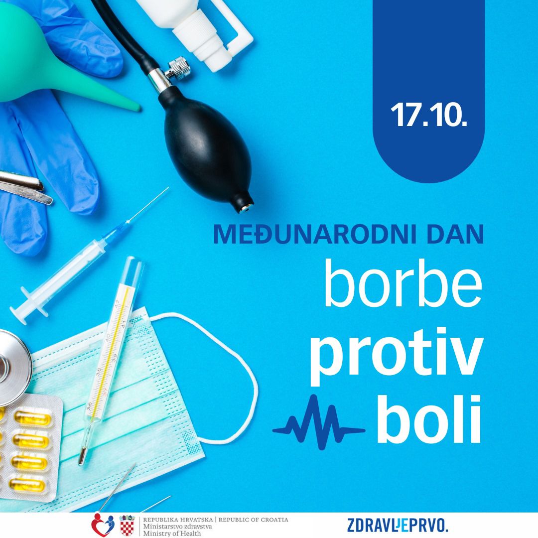 Na Međunarodni dan borbe protiv boli naglašavamo važnost pristupa kvalitetnoj zdravstvenoj skrbi za sve one koji pate od kronične ili akutne boli. U sklopu reforme zdravstva radimo na unapređenju zdrav. usluga za naše građane kroz mrežu ambulanti za liječenje boli u 🏥 širom 🇭🇷.