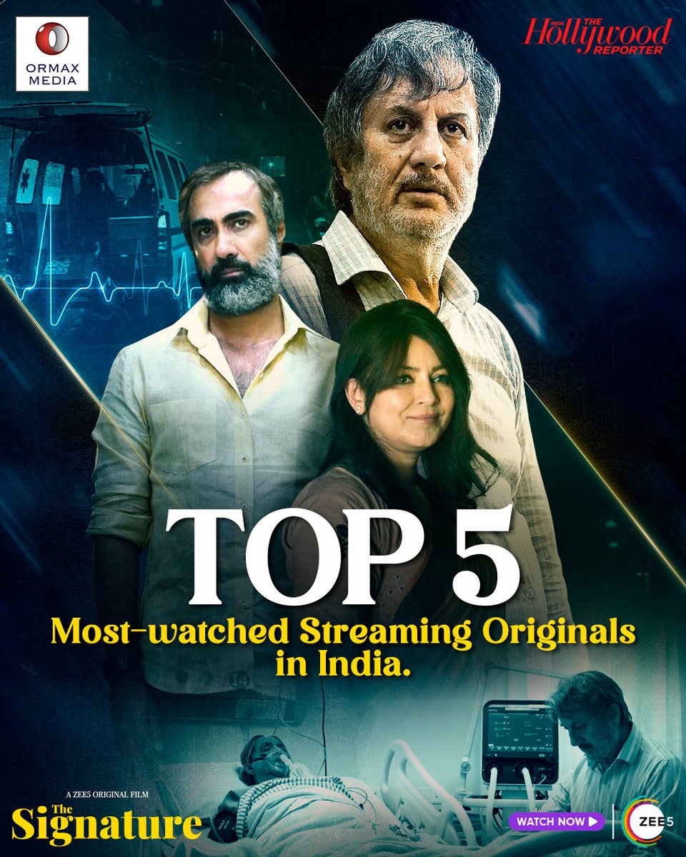 The storyline, the emotions, the performances — the audience has loved it all
#TheSignature streaming now, only on ZEE5.
#TheSignatureOnZEE5
<a href="/AnupamPKher/">Anupam Kher</a>⁩ #MahimaChaudhry <a href="/annukapoor_/">Dr. ANNU KAPOOR</a> <a href="/RanvirShorey/">Ranvir Shorey</a> <a href="/actormanojjoshi/">Manoj Joshi</a> <a href="/neenakulkarni/">Neena Kulkarni नीना कुळकर्णी</a> <a href="/imsnehapaul/">Sneha  Paul</a> <a href="/ZEE5India/">ZEE5Official</a> ⁦@ZEE5Global⁩
