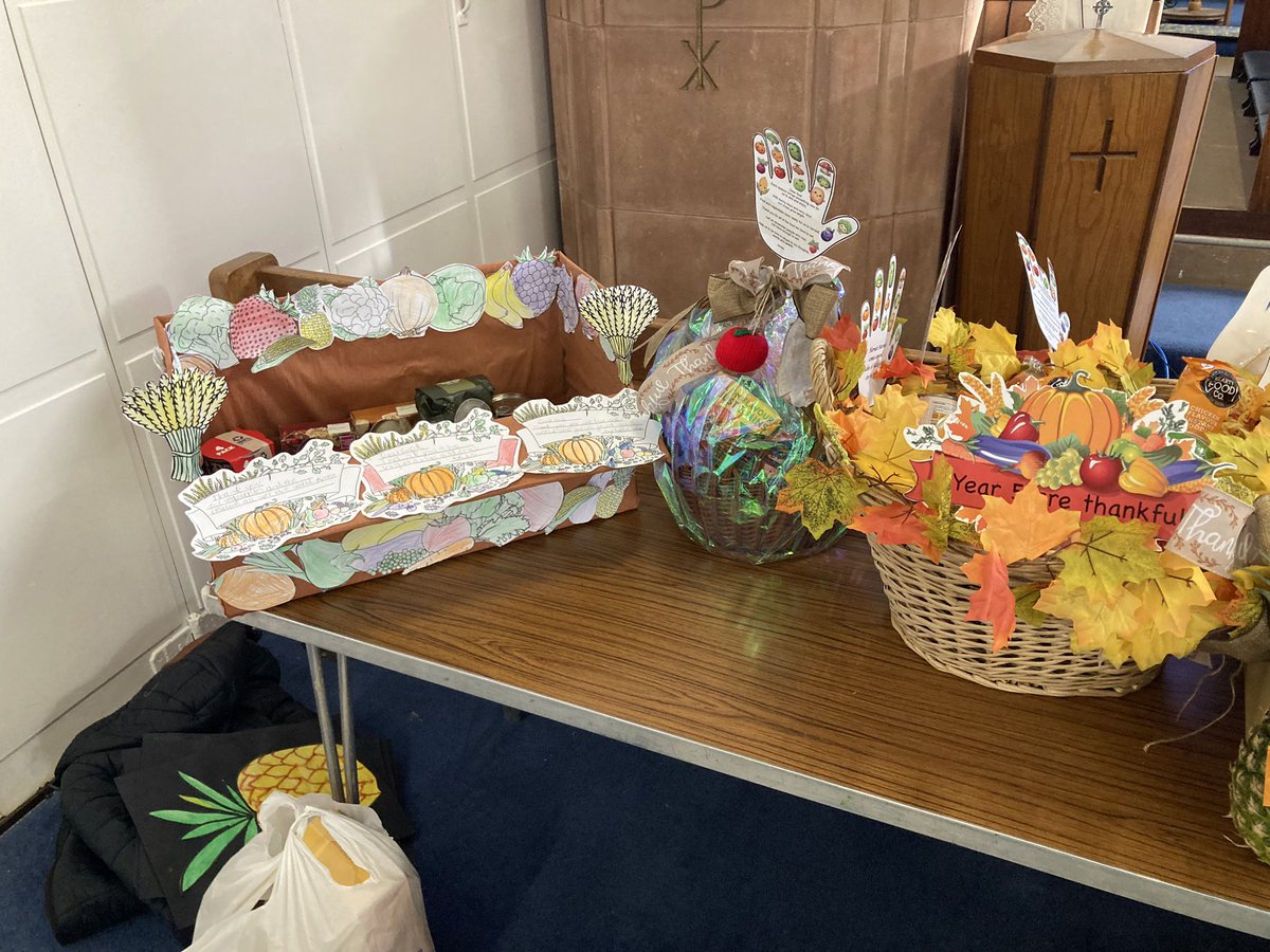 It was great to see so many gifts of food at our harvest festival today. An opportunity to thank God for all He has given us #serve #joy