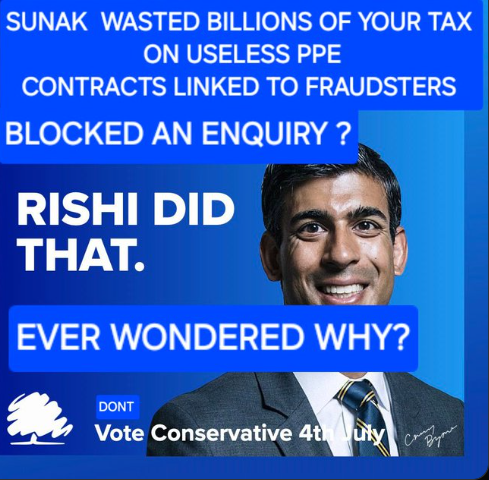 🔴TORY CORRUPTION

Do you agree #police should investigate where £37 billion pounds of taxpayers' money went❓

👉<a href="/RishiSunak/">Rishi Sunak</a> - £5 BILLION of Covid-19 bailouts handed to firms based in tax havens.

Where is our money❓

<a href="/ChrisPDuck/">Betrayed by @ukLabour, #Excluded by @Conservatives</a>