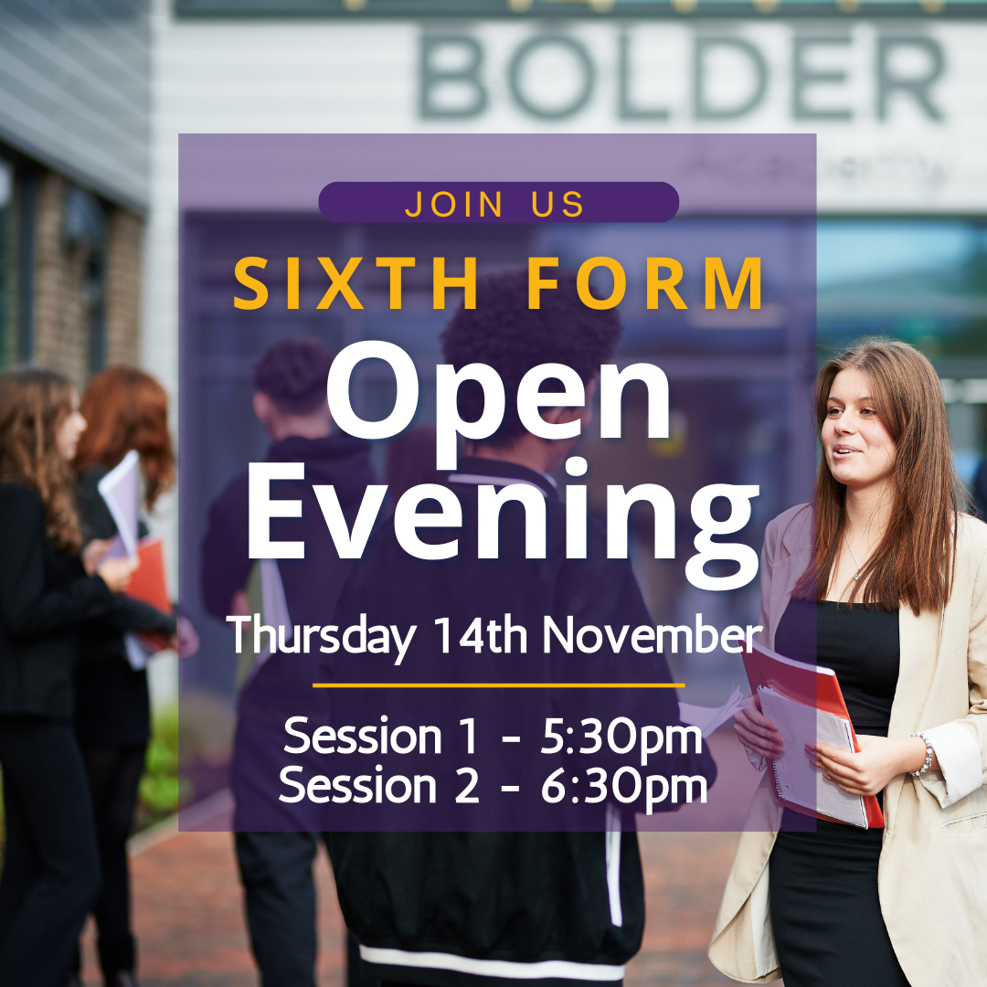 bolderlondon's tweet image. We look forward to welcoming prospective post-16 students and parents to our Sixth Form Open Evening on Thursday 14th November. 

Please book your session via the website: bolderacademy.co.uk