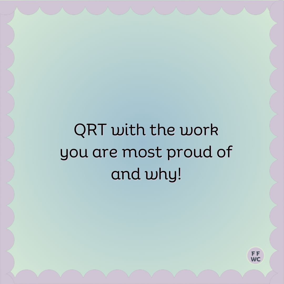 ffwrtrchallenge's tweet photo. Have a story that you're especially proud of? We want to hear about it! QRT with the work you are most proud of and tell us why! It doesn't have to be your most popular or most loved, maybe it was really outside your comfort zone or you love a bit of dialogue in it. Tell us! https://t.co/PD67zqMBbO