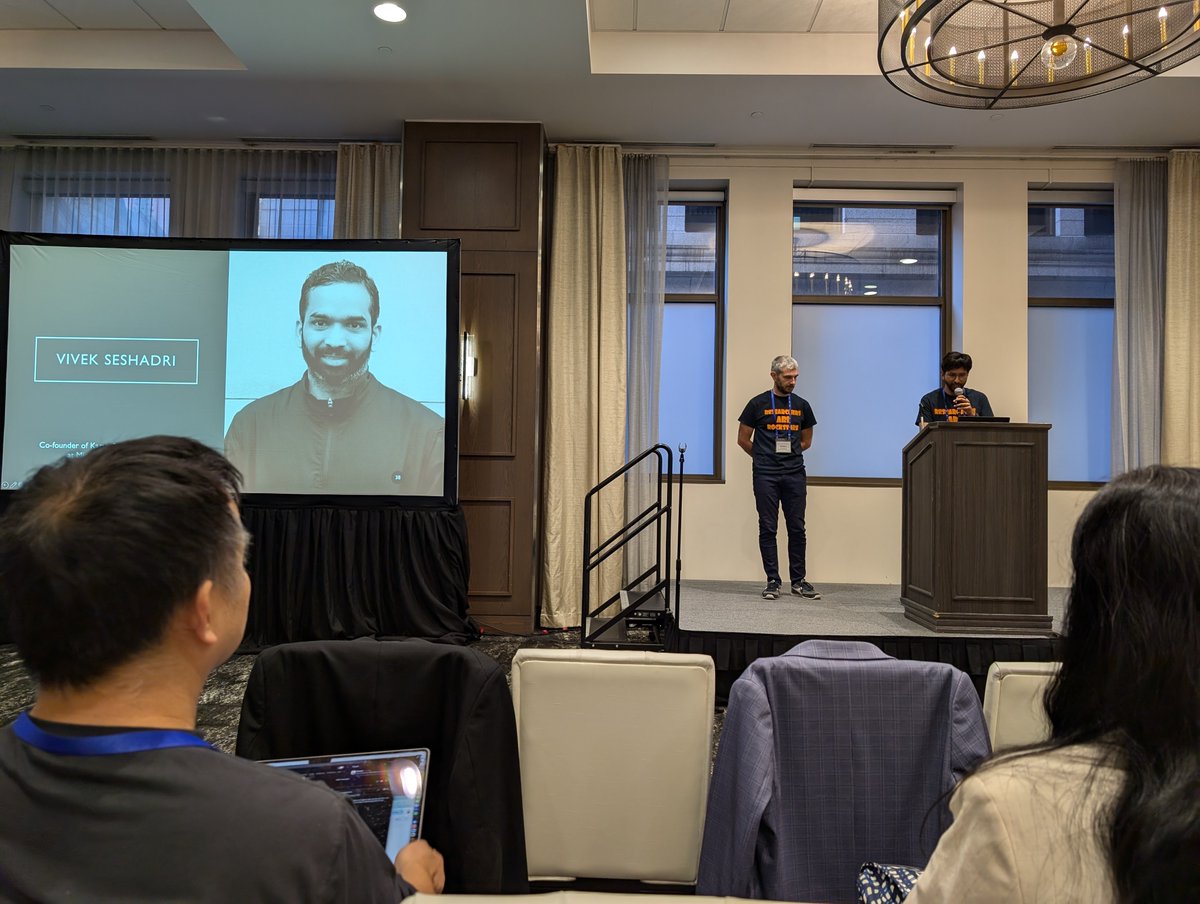 Kurt Luther (@kurtluther) on Twitter photo #HCOMP2024 has begun! <a href="/UjLaw/">Ujwal Gadiraju</a> and <a href="/eglu81/">Gianluca Demartini</a> introducing our first keynote speaker, Vivek Seshadri. #HCOMP2024 has begun! <a href="/UjLaw/">Ujwal Gadiraju</a> and <a href="/eglu81/">Gianluca Demartini</a> introducing our first keynote speaker, Vivek Seshadri.