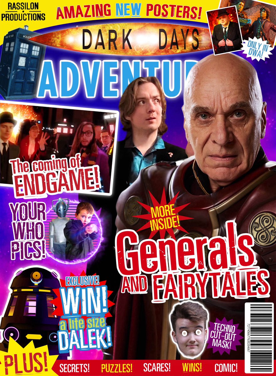 RassilonP's tweet image. The team and I are putting a lot of work into the next act of Endgame Of The Doctor: The 100 Doctors, we are hoping to get it out in February next year and I’m always looking to work with more collaborators 

Here is one of the covers, this one by @timesirenprod is very nostalgic