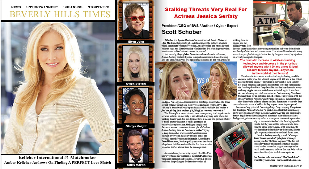 Scott Schober (@scottbvs) on Twitter photo Beverly Hills Times: Stalking Threats Very Real for Actress Jessica Serfaty
online.fliphtml5.com/pkkbx/ctjf/#p=…
#stalking #Tracking #Bluetooth #Tag #cybercrime <a href="/HackedAgainBook/">Senior Cyber & other cybersecurity books</a> <a href="/BVSystems/">Wireless + Cybersecurity Expertise</a> <a href="/BevHillsTimes/">Beverly Hills Times</a> Beverly Hills Times: Stalking Threats Very Real for Actress Jessica Serfaty
online.fliphtml5.com/pkkbx/ctjf/#p=…
#stalking #Tracking #Bluetooth #Tag #cybercrime <a href="/HackedAgainBook/">Senior Cyber & other cybersecurity books</a> <a href="/BVSystems/">Wireless + Cybersecurity Expertise</a> <a href="/BevHillsTimes/">Beverly Hills Times</a>