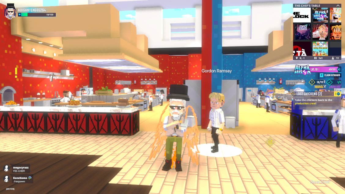 renodion13's tweet photo. I'm cookin' with @GordonRamsay, in @HellsKitchenFOX The Chef's Table experience, wbu? 👨‍🍳 Come thru and try a new dish! Just need to find that lamb sauce first...🍴🔥  https://t.co/P5uHKhS8OU #TheSandbox #AlphaSeason4 #AS4SocialChallenge https://t.co/AXUCqZfm7F