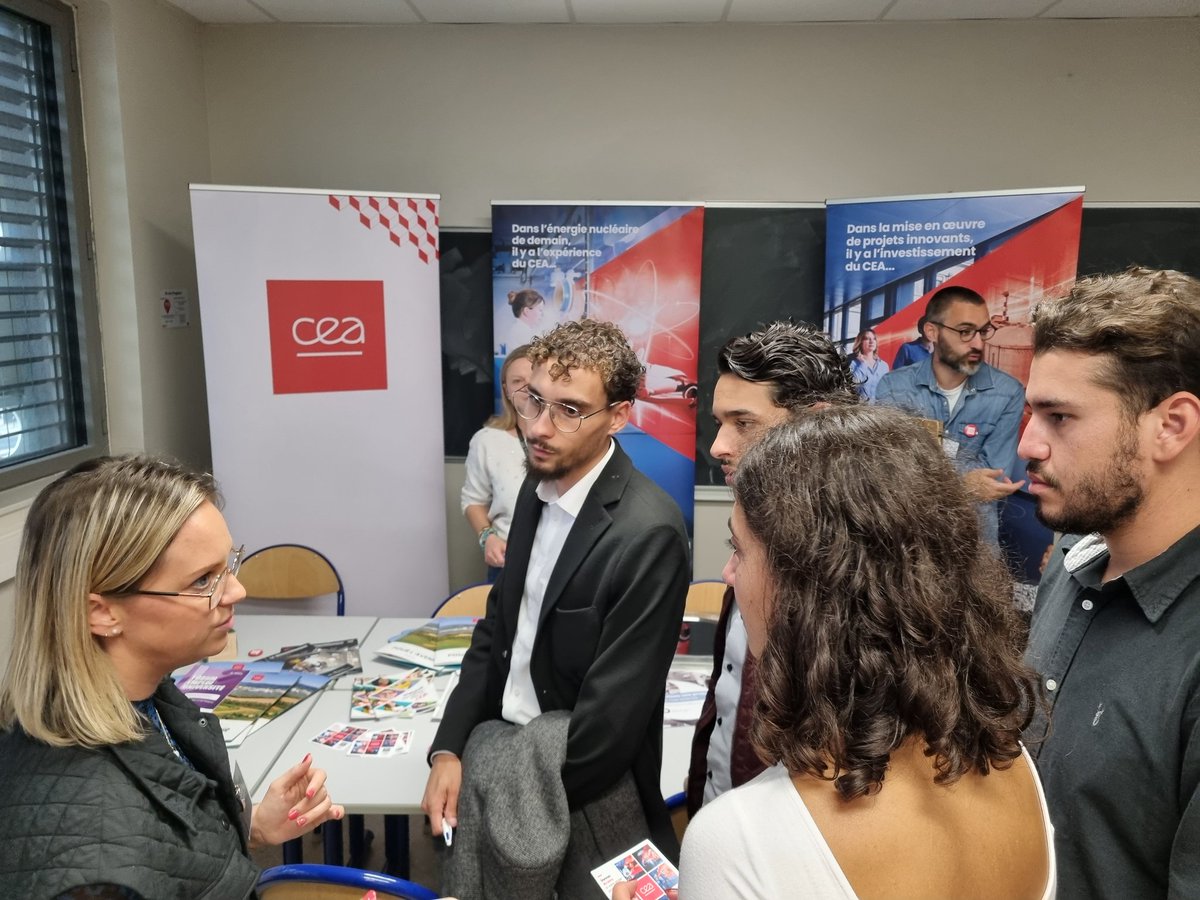 CEAMarcoule's tweet photo. Le CEA participe au Forum Emploi Université de Montpellier. Venez à la rencontre de nos équipes rh et ingénieurs afin d'échanger sur nos métiers et opportunités professionnelles, stages, CDD CDI, contrats de thèse
Rejoignez un organisme engagé dans la #transitionénergétique https://t.co/SLoEfHXUzp