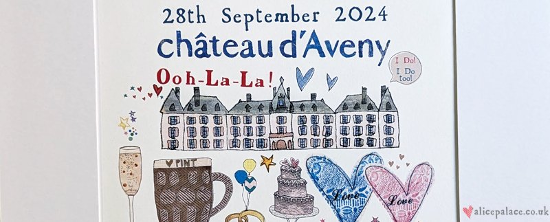 AlicePalaceSays's tweet photo. 'Hi Alice, Just wanted to say that our French friends loved the picture and ask if you can see, it’s already hanging in their Paris apartment (with one of the cats!). Thank you as usual, I love your work, it’s so unique for special occasions!' https://t.co/BvXro6zPq5