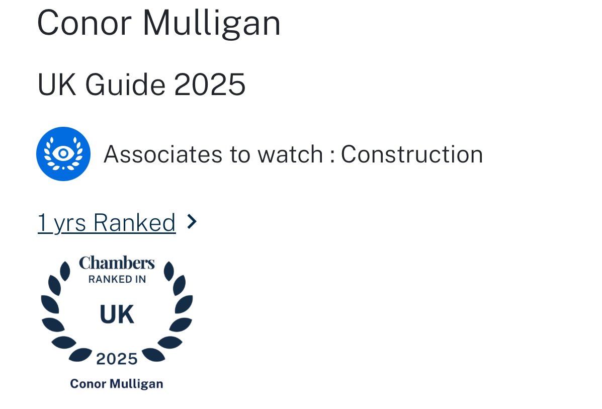 Absolutely delighted to be be ranked as Associate to Watch in the latest Chambers rankings.

It’s nice to get recognition for the support and expertise provided to our clients on both contentious and non-contentious matters.

<a href="/mills_selig/">Mills Selig</a>  
#yourlegalteam