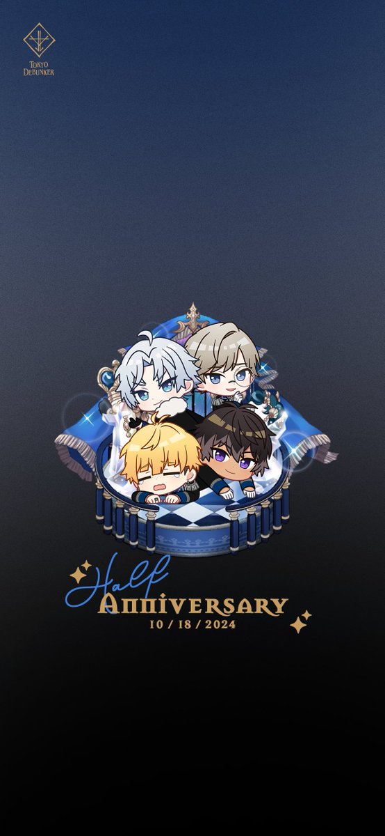 🎉ハーフアニバーサリー記念🎉 半年間の感謝を込めて、壁紙を