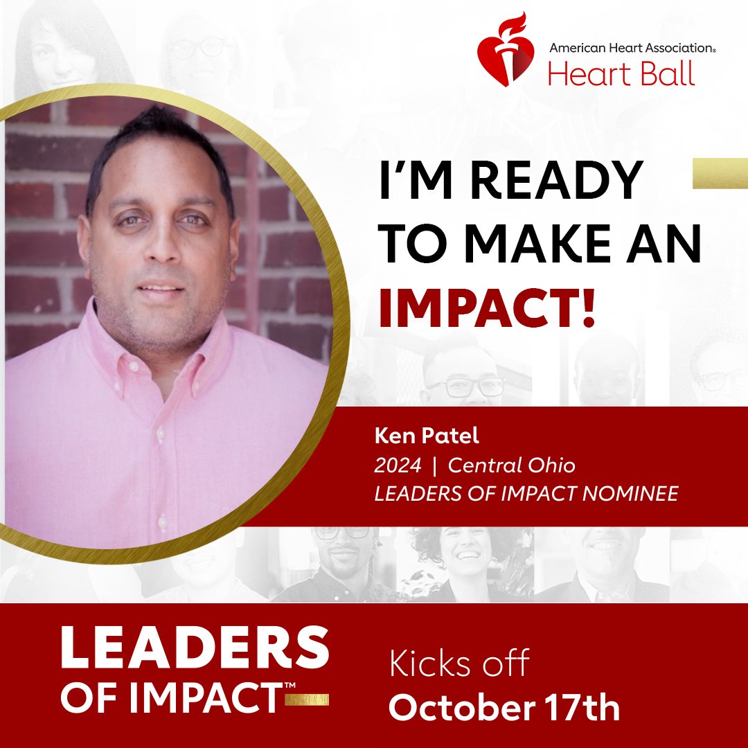 We are excited to launch our Central Ohio Leaders of Impact campaign, bringing the lifesaving work of the American Heart Association into the community. Our nominees are: Karen Hewitt and Ken Patel. To support, visit:
spr.ly/6012qnv9p
#AHALeadersofImpact <a href="/CuriousK11/">Karen Hewitt M. Ed.</a>