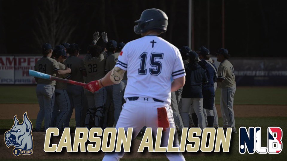 Next Level Baseball N.C. (@nextlevelbbnc) on Twitter photo 🚨🚨COMMITMENT ALERT🚨🚨
2025 1B/3B <a href="/CarsonAllison13/">Carson Allison</a> will continue his academic and athletic career at Bluefield State University!
Congrats Carson 🔥
<a href="/nextlevelbb/">Next Level Baseball</a> <a href="/BBUniversityWNC/">Baseball University of the Blue Ridge</a>
#NLBFamily #NLBWay 🚨🚨COMMITMENT ALERT🚨🚨
2025 1B/3B <a href="/CarsonAllison13/">Carson Allison</a> will continue his academic and athletic career at Bluefield State University!
Congrats Carson 🔥
<a href="/nextlevelbb/">Next Level Baseball</a> <a href="/BBUniversityWNC/">Baseball University of the Blue Ridge</a>
#NLBFamily #NLBWay