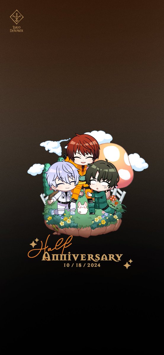 🎉ハーフアニバーサリー記念🎉 半年間の感謝を込めて、壁紙を