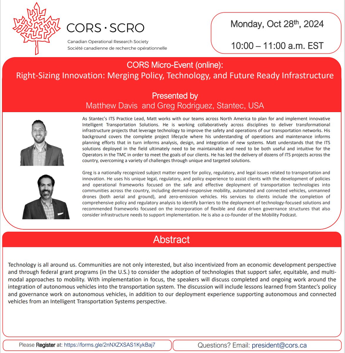 Canadian Operational Research Society tweet media