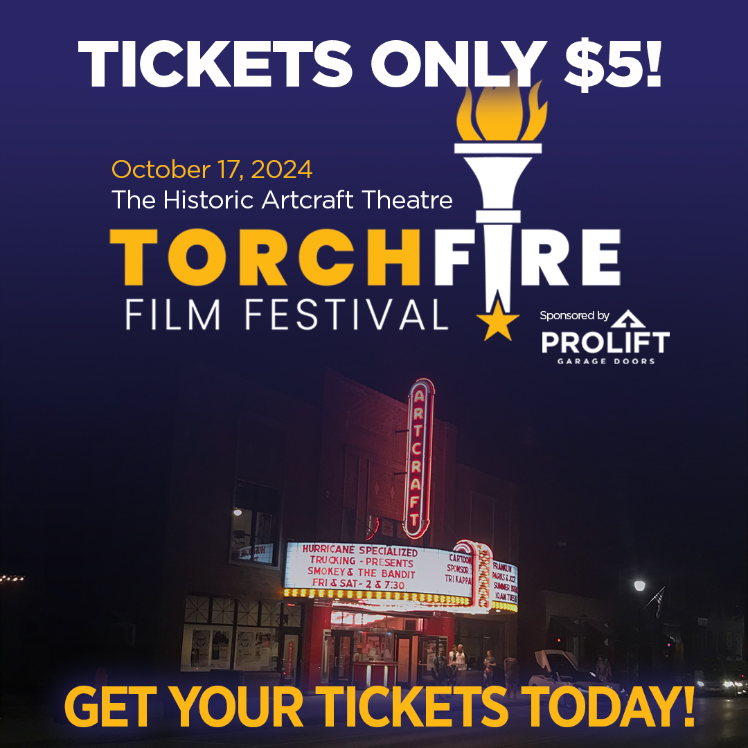 Celebrate Hoosier Filmmakers TONIGHT at the Torch Fire Film Festival! Enjoy a special evening highlighting the work of independent filmmakers. The event features a feature film, several short films, prize giveaways, and Q&amp;A sessions with special guests. 🎟 bit.ly/3YoVTC6