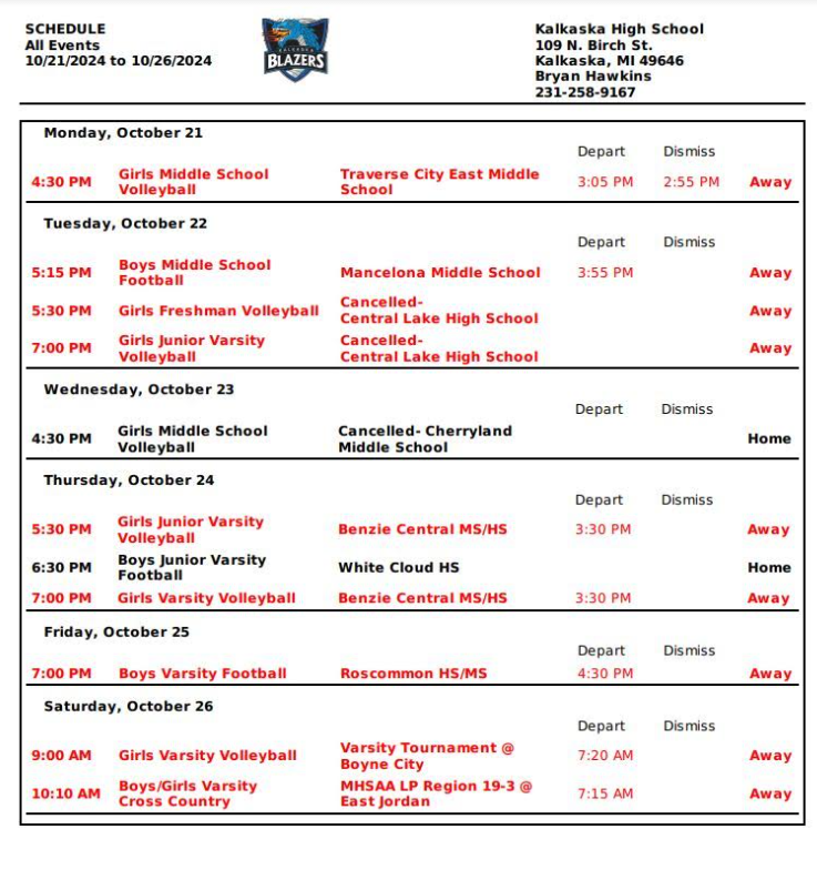 Kalkaska Schools (@kalkaskaschools) on Twitter photo 