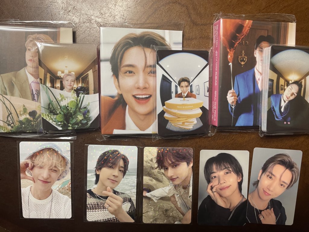 PigBig_'s tweet photo. SEVENTEEN セブチ SPILLTHEFEELS トレカ 交換

【求】 ディノ(👑優先)
【譲】 画像

郵送
封入トレカは同種優先
レート考慮お願いします https://t.co/aJaht99hqm