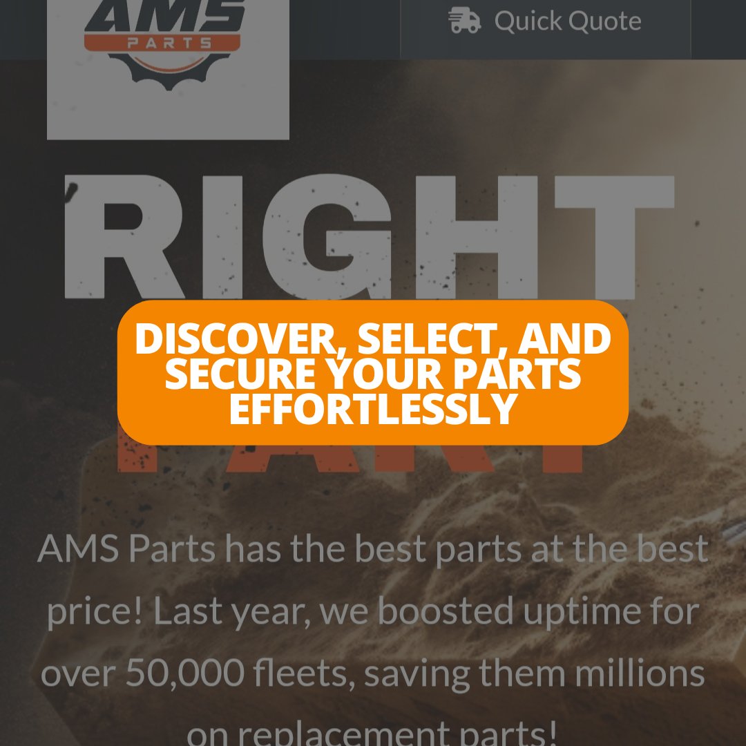 For a hustle-free experience and to explore our diverse inventory, visit or give us a call at 1-800-255-6253. Discover the difference in quality and cost-effectiveness with amsparts.com, where every part counts. #TrustAMS #QualityConstruction #BudgetFriendly #AMSParts