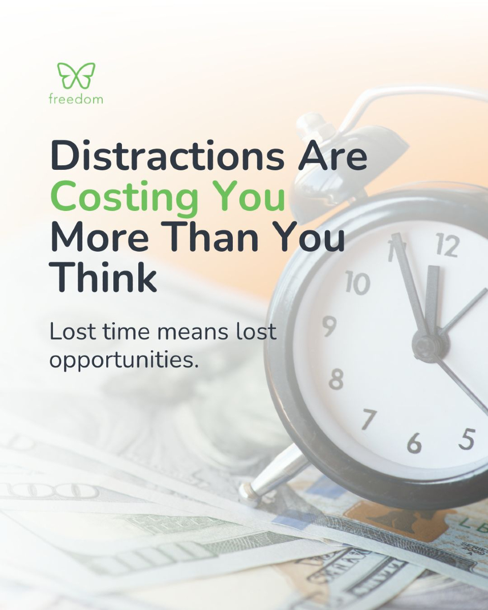 freedom's tweet photo. Let’s be real: distractions are sneaky little thieves. 🕰️ They don’t just waste a few minutes—they chip away at hours of your day. And you know what that means?
Lost time = lost opportunities. 😬 #freedom #freedomapp https://t.co/JEn4RItGNt