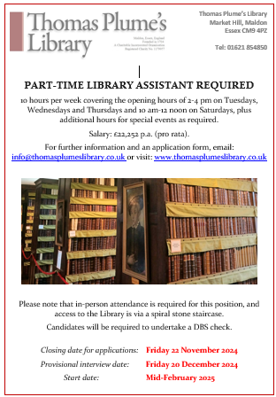 We are recruiting! Please share with anyone who you think might be interested. Email or send a message here for more details.