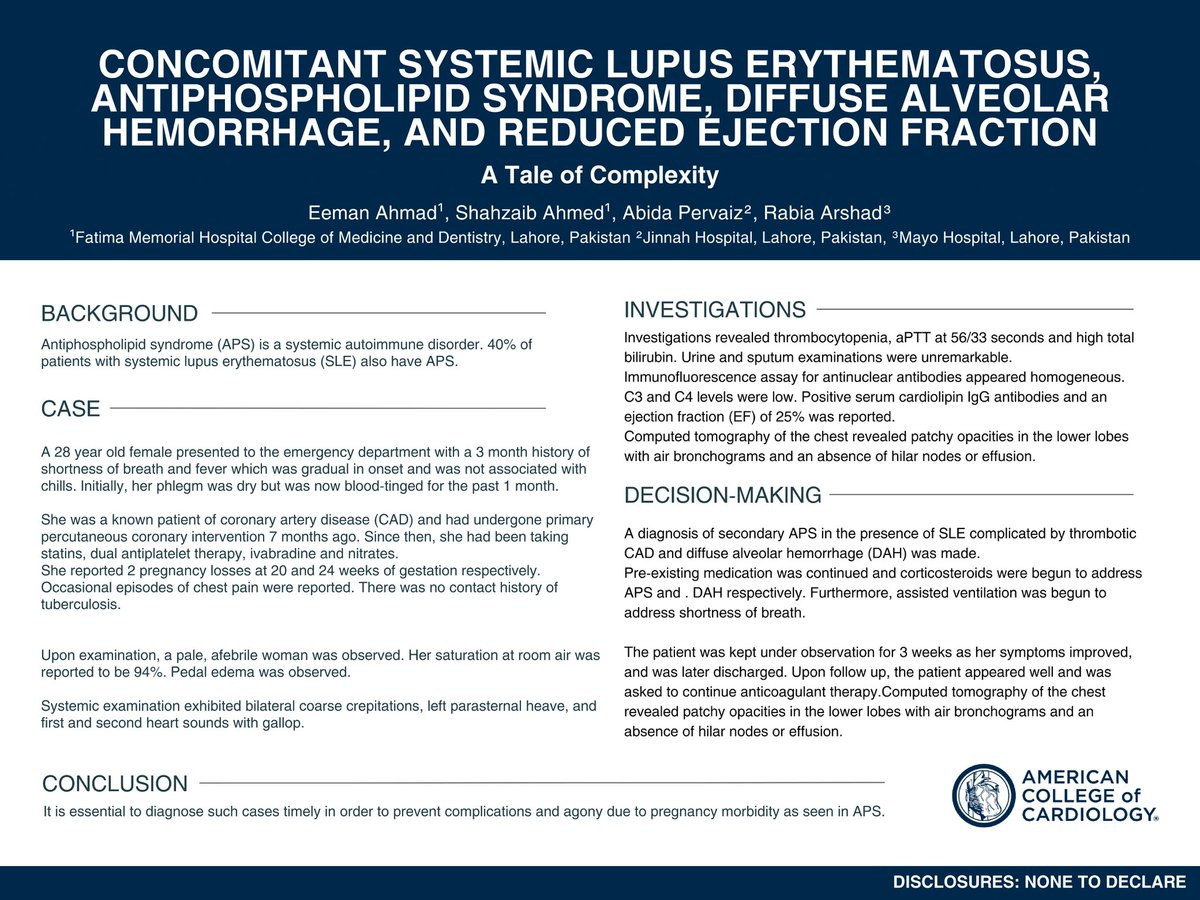 Take a look at our poster presentation currently available online at <a href="/ACCinTouch/">American College of Cardiology</a> Middle East 2024:  virtual.acc.org/middleeast24/a…