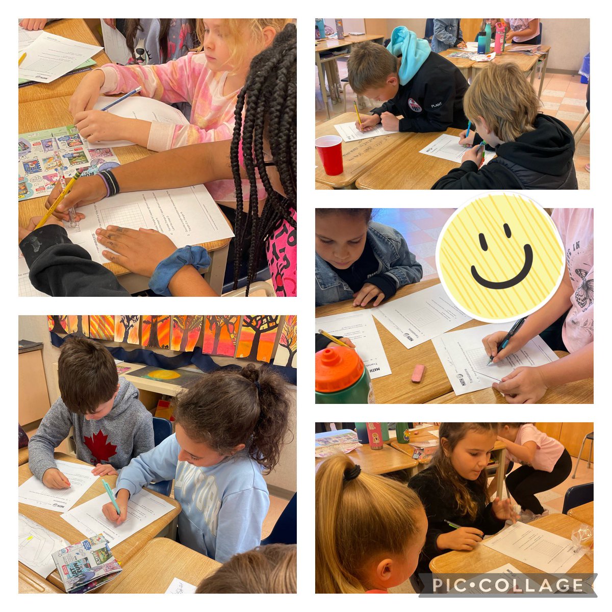 This morning our grade 5s take on the expert role while supporting grade 4s who are learning a new math concept. Thank you for your leadership and sharing your prior knowledge ! <a href="/olopcatholic/">Providence</a>