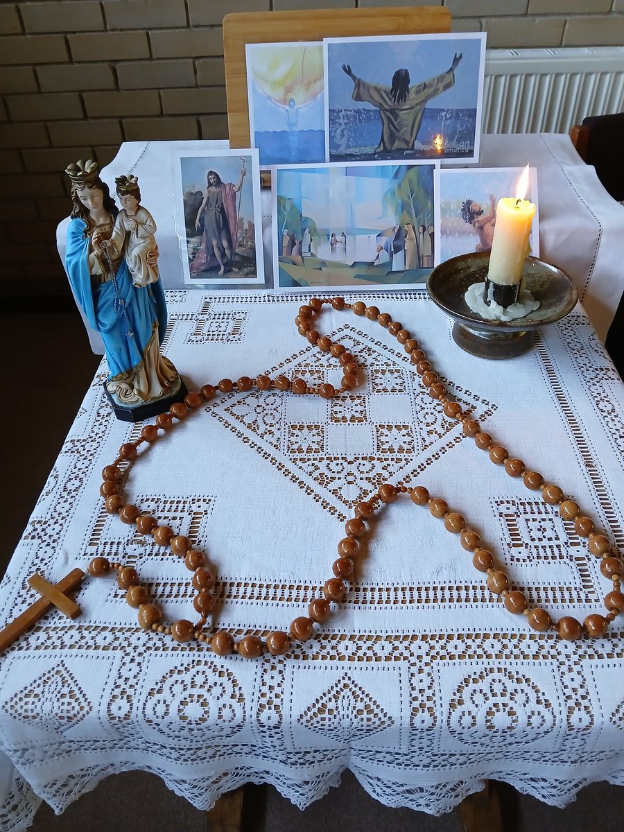 NDS_Chaplaincy's tweet photo. Another really beautiful opportunity to pray a decade of the rosary with a group of pupils this afternoon. Today we reflected on the First Luminous Mystery: Jesus' Baptism. https://t.co/k1aBCQUZCF