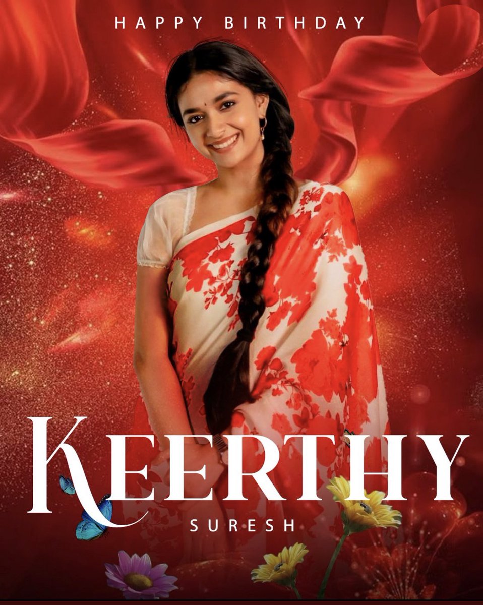 Keerthy Suresh Fan Club ™️ (@iamaslikeerthy) on Twitter photo Wishing the gorgeous and ever-talented national award winner Telugu Megastar’s actress’s <a href="/KeerthyOfficial/">Keerthy Suresh</a> Garu A very happy birthday ❤️🎂🎉💐🎁🍫🍰🎉
Wishing you success & happiness love always ! #tollywood <a href="/KeerthyFanClub_/">Keerthy Suresh Fan Club</a> <a href="/AsliKeerthy9999/">Team Keerthy Suresh ™️❤️💯</a> Wishing the gorgeous and ever-talented national award winner Telugu Megastar’s actress’s <a href="/KeerthyOfficial/">Keerthy Suresh</a> Garu A very happy birthday ❤️🎂🎉💐🎁🍫🍰🎉
Wishing you success & happiness love always ! #tollywood <a href="/KeerthyFanClub_/">Keerthy Suresh Fan Club</a> <a href="/AsliKeerthy9999/">Team Keerthy Suresh ™️❤️💯</a>