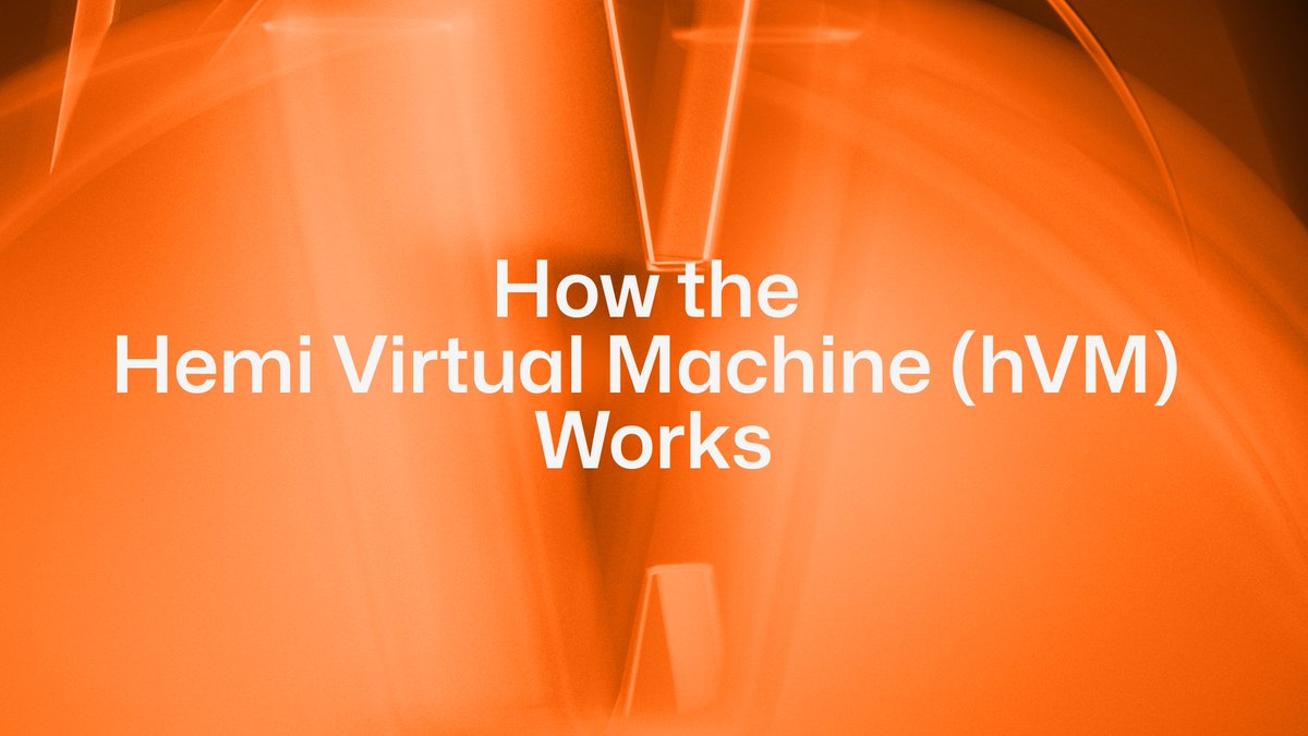 hemi_xyz's tweet photo. The hVM is a central part of the Hemi Network. 
Let's dive into what it is and how it works.

🧵💭

https://t.co/StFlq1OzVS

1/10 https://t.co/3YLFENJjTE