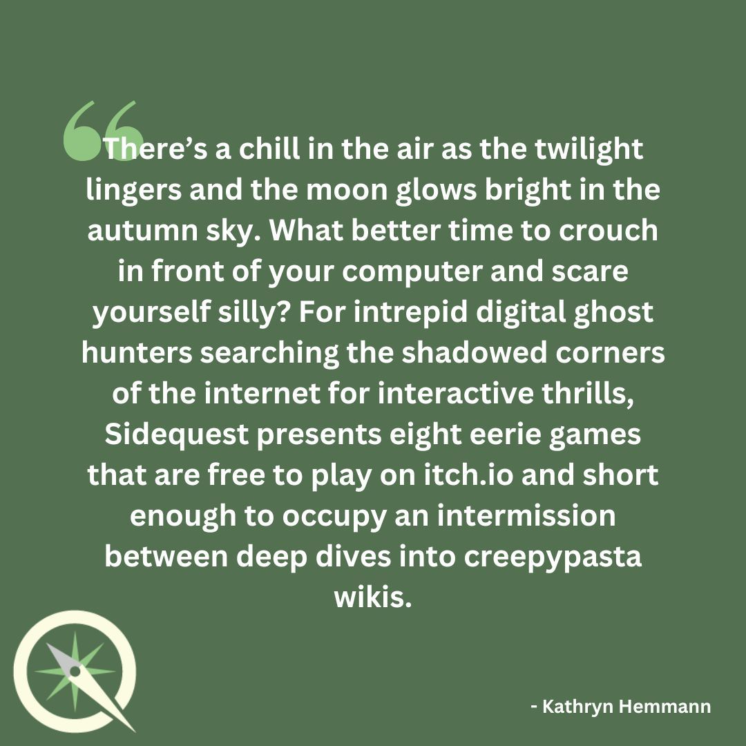 "There’s a chill in the air as the twilight lingers and the moon glows bright in the autumn sky. What better time to crouch in front of your computer and scare yourself silly?" - <a href="/kathrynthehuman/">Kathryn Hemmann</a>

buff.ly/4eJd4nf