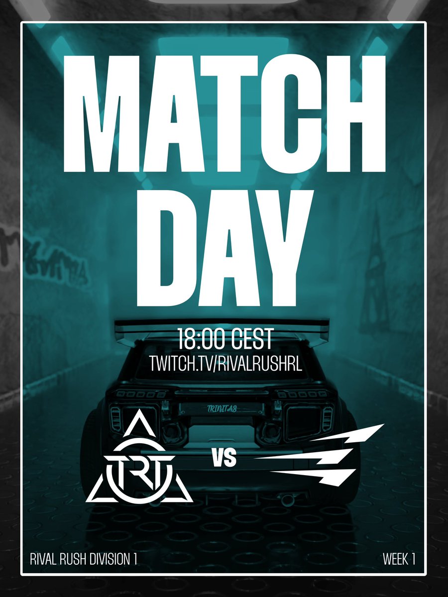 Erster Spieltag der <a href="/RivalRushRL/">Rival Rush</a> Div 1 ist fast rum, wird Zeit für unseren ersten Sieg🫡

Im Premierenspiel unseres Main-Teams geht es um 18 Uhr gegen <a href="/EntropyGaming/">Entropy</a>, also holt euch schonmal Popcorn 🍿👀

Wir zählen auf den vollen Support der #TRTFam 💙🩵